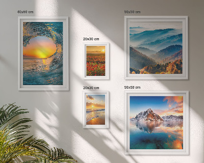 Gallery wall Natural landscapes sea mountains flowers