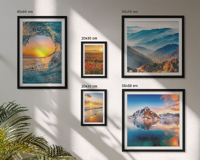 Gallery wall Natural landscapes sea mountains flowers