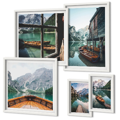 Gallery wall Lakes mountain landscape peace