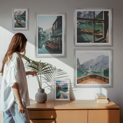 Gallery wall Lakes mountain landscape peace
