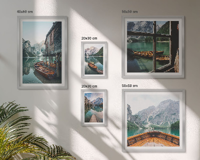 Gallery wall Lakes mountain landscape peace