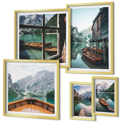Gallery wall Lakes mountain landscape peace
