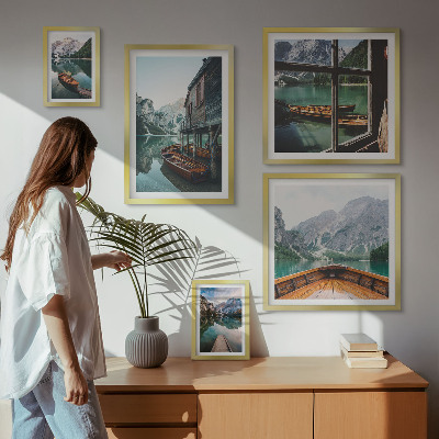 Gallery wall Lakes mountain landscape peace