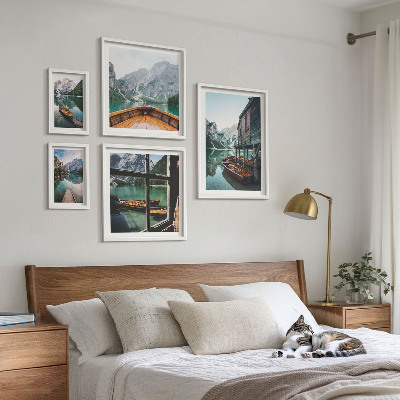 Gallery wall Lakes mountain landscape peace
