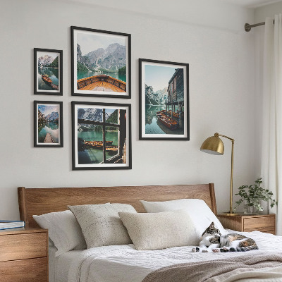 Gallery wall Lakes mountain landscape peace