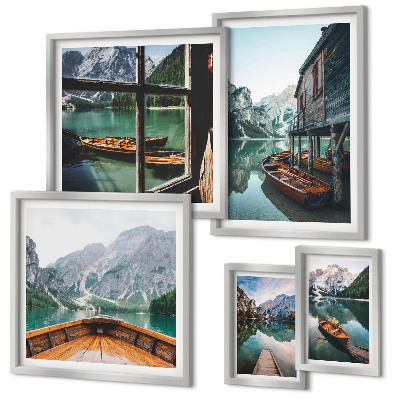 Gallery wall Lakes mountain landscape peace