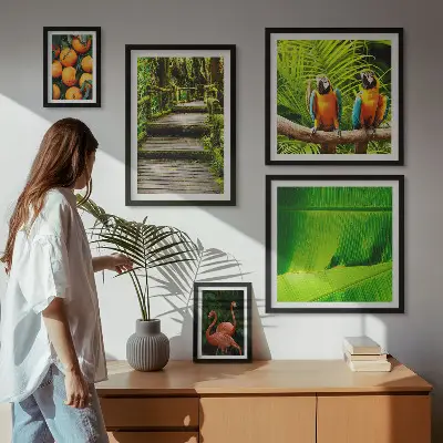 Tropical Nature Fruit Wall Art Set set of 5 pieces