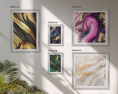 Framed photo set Abstract modern patterns