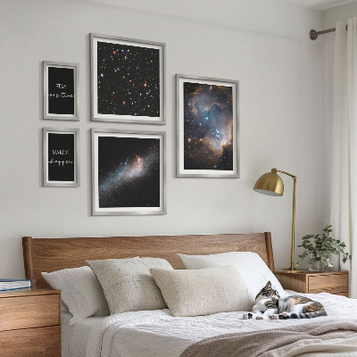 Gallery wall Cosmic inspirations motivation