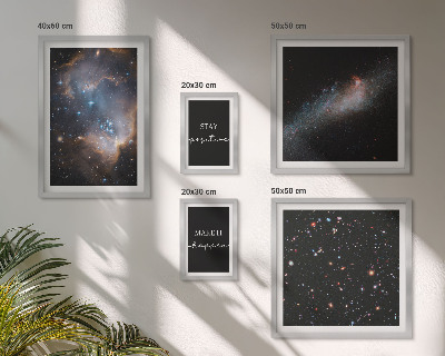 Gallery wall Cosmic inspirations motivation
