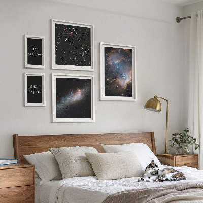 Gallery wall Cosmic inspirations motivation