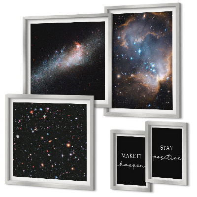 Gallery wall Cosmic inspirations motivation