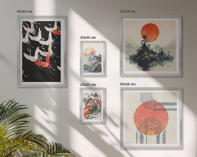 Gallery wall Japanese art nature tradition