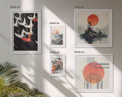 Gallery wall Japanese art nature tradition