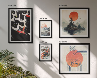 Gallery wall Japanese art nature tradition