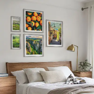 Charming rural landscapes wall art set of 5 pieces