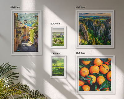 Set of 5 wall art pieces Charming rural landscapes