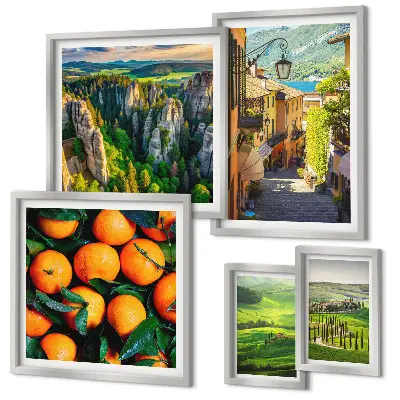 Charming rural landscapes wall art set of 5 pieces
