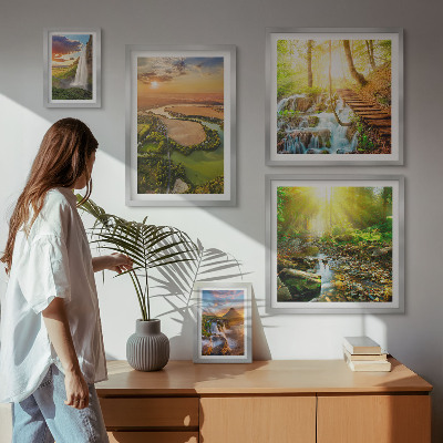 Gallery wall Landscapes waterfalls valleys