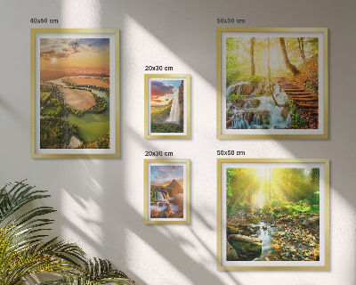 Gallery wall Landscapes waterfalls valleys