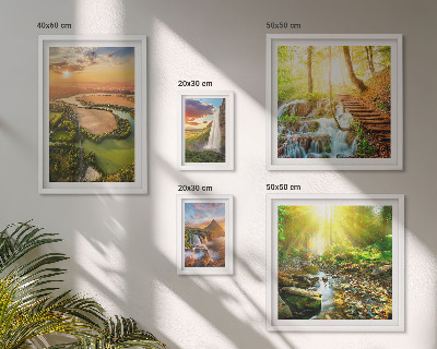 Gallery wall Landscapes waterfalls valleys