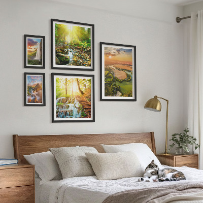 Gallery wall Landscapes waterfalls valleys
