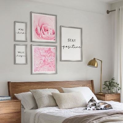Gallery wall Motivational flower quotes