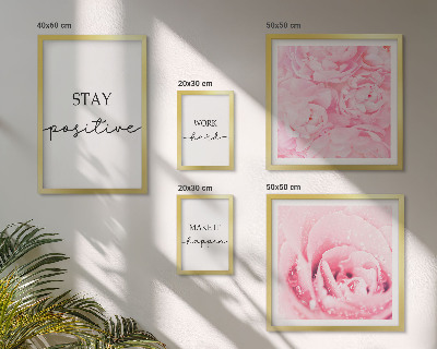 Gallery wall Motivational flower quotes