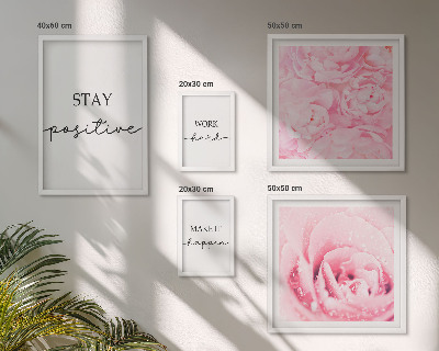 Gallery wall Motivational flower quotes