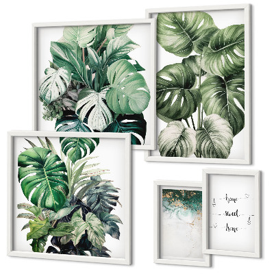 Framed photo set Modern plant inspirations