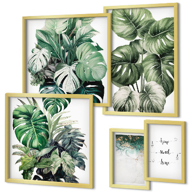 Framed photo set Modern plant inspirations