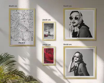 5 Piece Paris Fashion Wall Art Set stylish Parisian chic accents