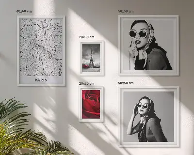 5 Piece Paris Fashion Wall Art Set stylish Parisian chic accents