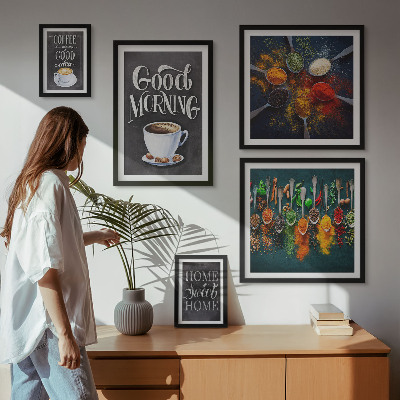 Gallery wall Coffee ideas for coffee lovers
