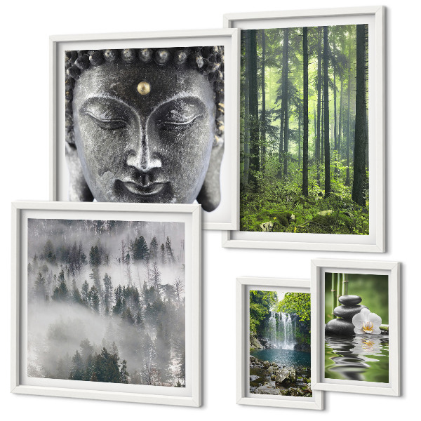 Gallery wall Relaxing Zen Nature Themes