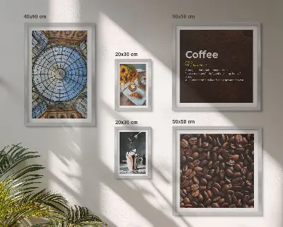 Set of 5 rustic style coffee and sweets wall art pieces rustic style coffee and sweets wall art set of 5 pieces