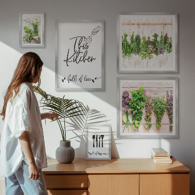 Gallery wall Rustic Herbal Inspirations