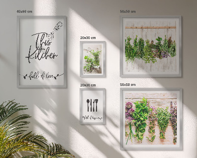 Gallery wall Rustic Herbal Inspirations