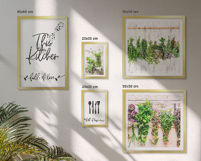 Gallery wall Rustic Herbal Inspirations