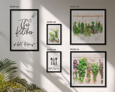 Gallery wall Rustic Herbal Inspirations