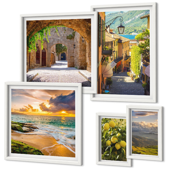 Gallery wall Charming streets and landscapes