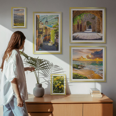 Gallery wall Charming streets and landscapes