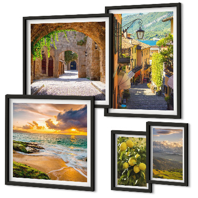Gallery wall Charming streets and landscapes