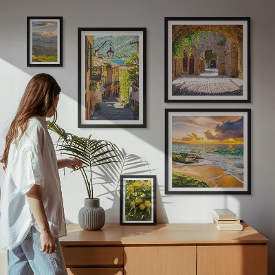 Gallery wall Charming streets and landscapes