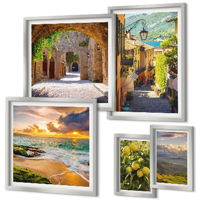 Gallery wall Charming streets and landscapes