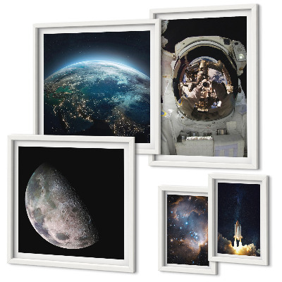 Gallery wall Astronaut's space discoveries