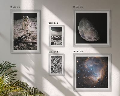 Set of 5 wall art pieces Cosmic discoveries and secrets