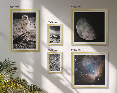 Set of 5 wall art pieces Cosmic discoveries and secrets