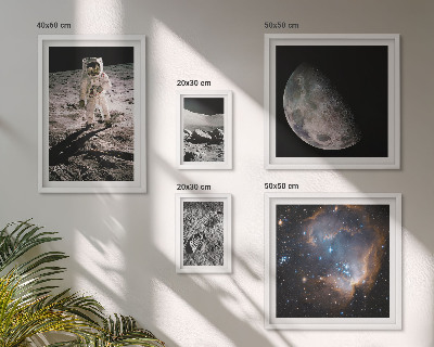 Set of 5 wall art pieces Cosmic discoveries and secrets