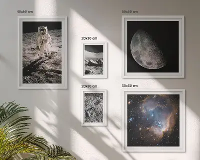 Cosmic discoveries and secrets wall art set of 5 pieces